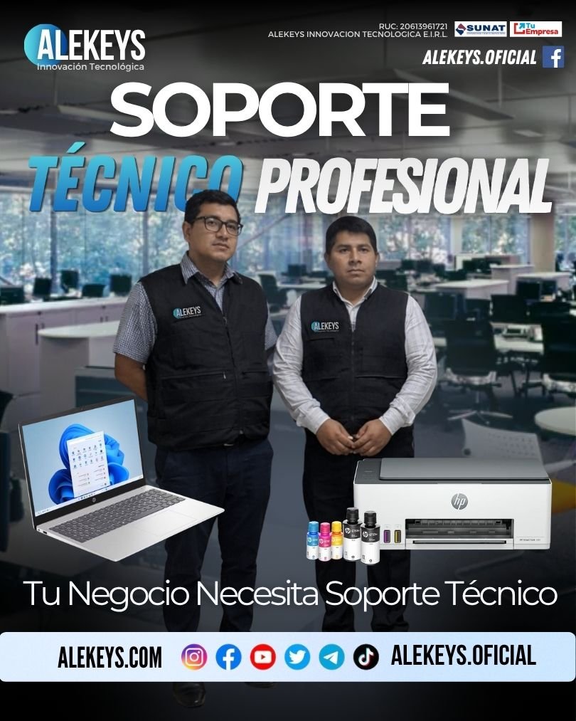 Sugerencia: Soporte Técnico en Computación