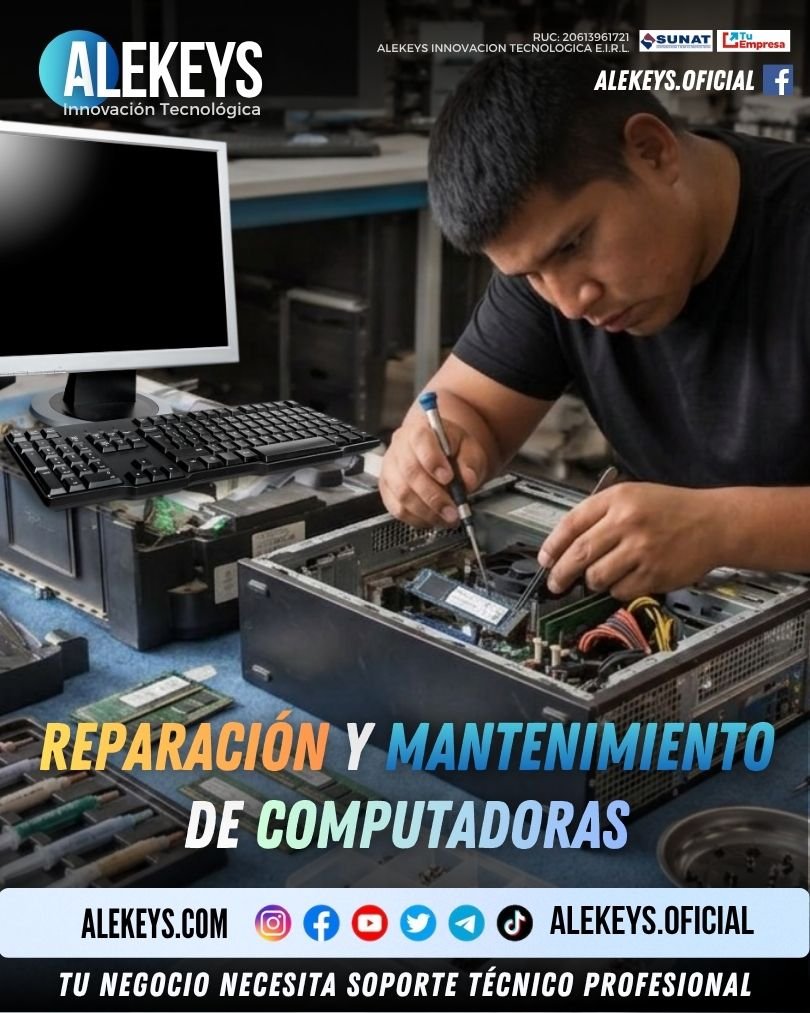 Sugerencia: Reparación y Mantenimiento de Computadoras
